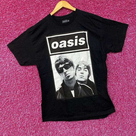 Oasis Noel & Liam Boxed Photo Rock Band T-Shirt Large - Picture 3 of 4